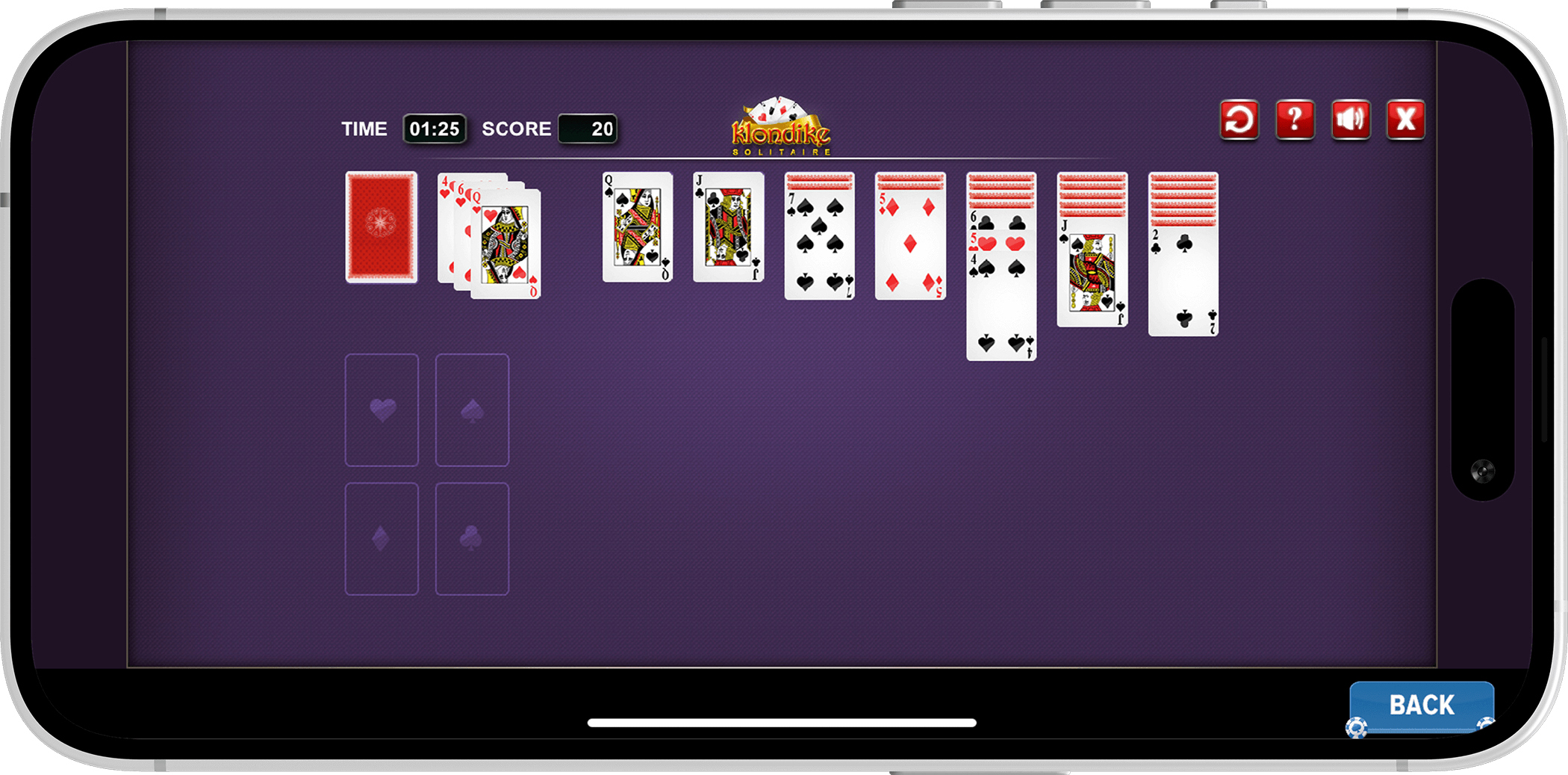 Klondike Solitaire gameplay
